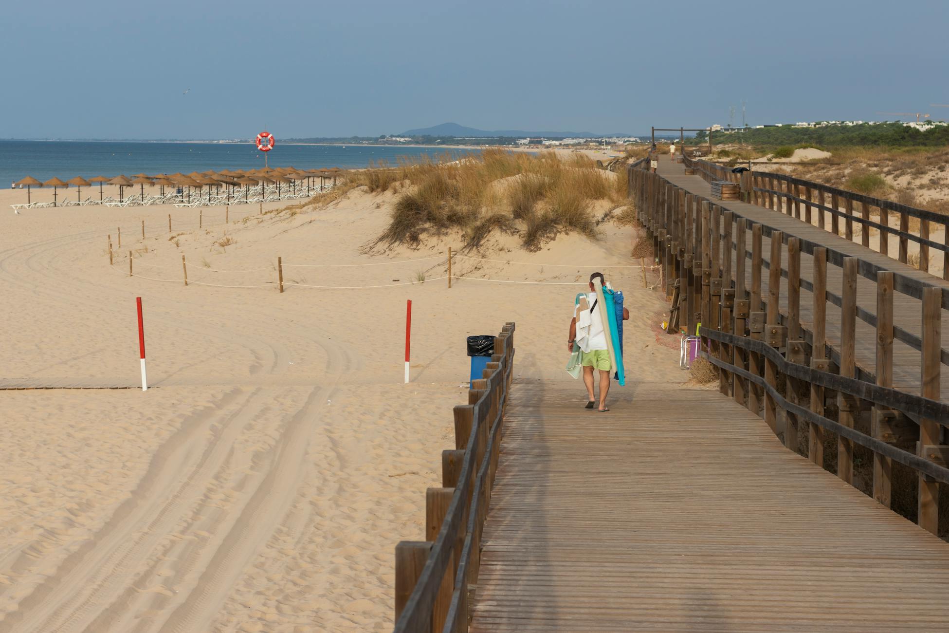 woman walking coastal path
